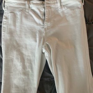Holister skinny white jeans